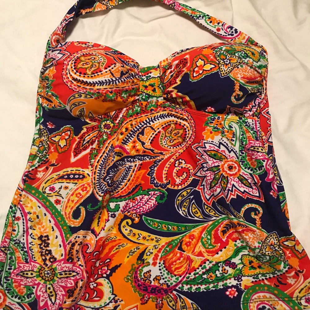 Chaps tankini swim top